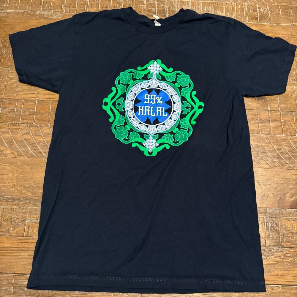Alstyle Apparel & Activewear "99% Halal" Islamic Graphic Tee - Size M